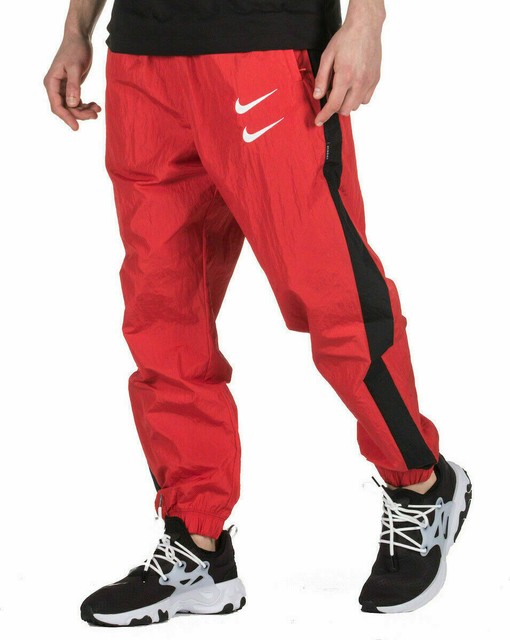 nike track pants red