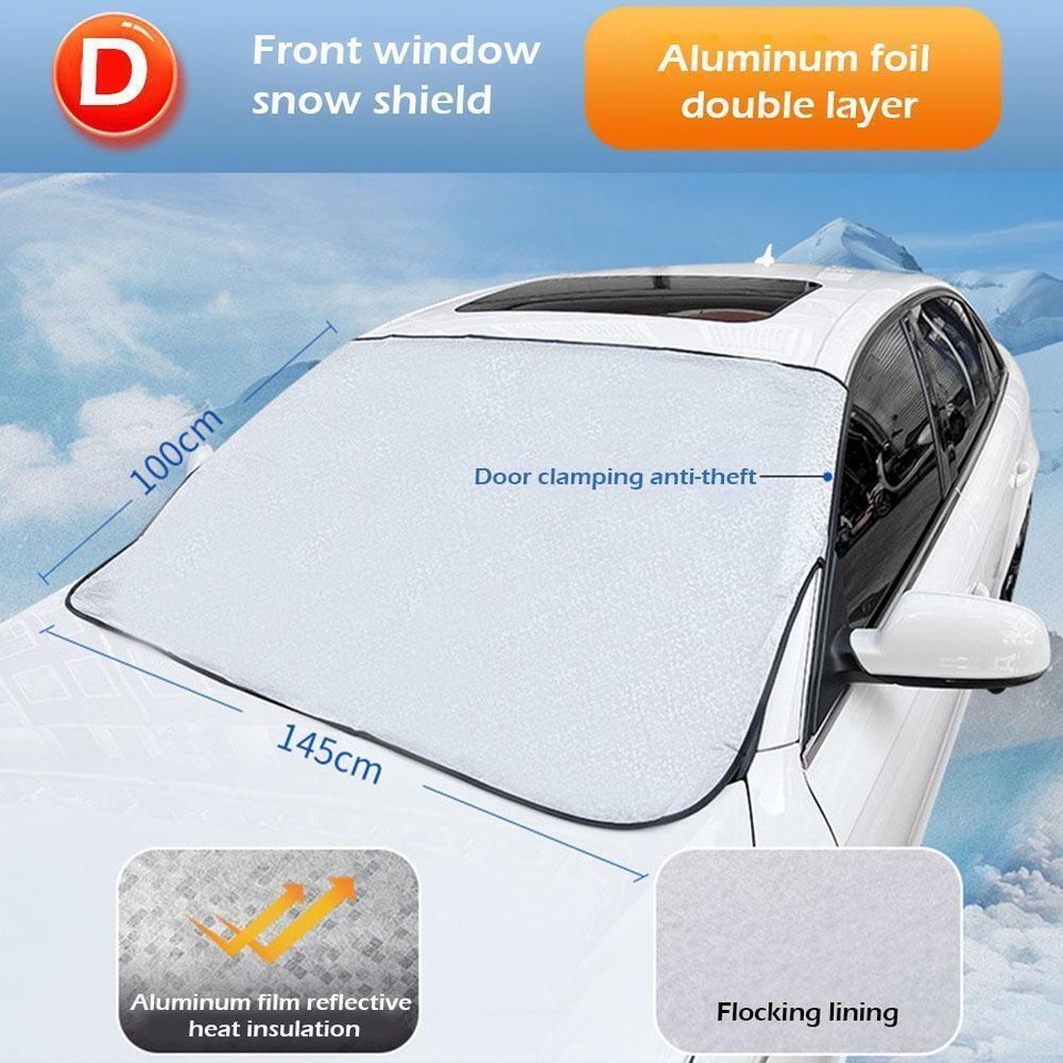 Windscreen Cover Car Windows Screen Frost Ice Large Dust Protector