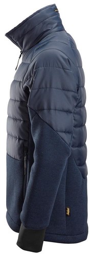 Snickers FlexiWork Hybrid Herren blau Oberkörper isoliert Arbeitsjacke #1902 - Bild 3 von 4