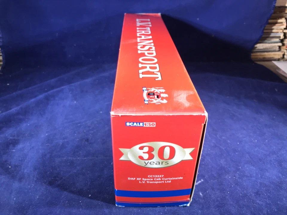 K-53 CORGI 1:50 SCALE DIE CAST TRUCK  - CC13227 DAF XF SPACE CAB CURTAINSIDE - Image 4 of 4