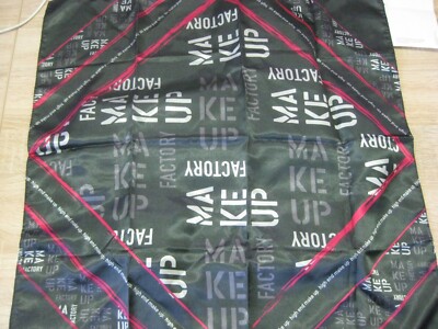 make up factory Halstuch Nickituch Tuch 60 cm x 60 cm grau pink