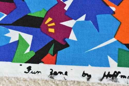 35" Long, Bright Colorful Abstract Zoo Animals on Quilt Cotton, Hoffman, P3067 - Picture 7 of 7