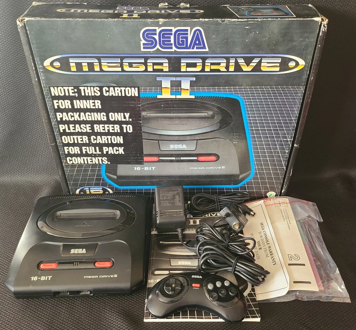 Australian Sega Mega Drive II Game System with Original Box & Inserts -  Genesis