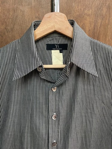 Y's Yohji Yamamoto Stripped Shirt Sz.2 Made in Japan - Picture 2 of 5