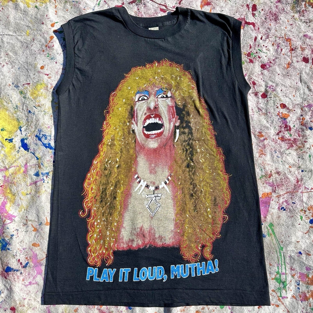 VTG 80s Twisted Sister Stay Hungry Tour Shirt Screen Stars USA L 