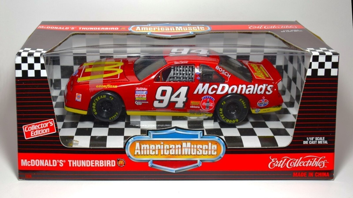 Ertl American Muscle 7220 1/18 Scale McDonalds Ford Thunderbird