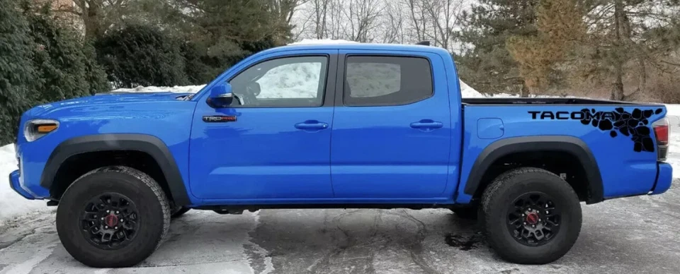¡Nuevo! Se adapta a TOYOTA TACOMA 2016-2022 PANEL BASCULANTE RAYAS VINILO CALCOMANÍA PEGATINA Foto 2 de 4