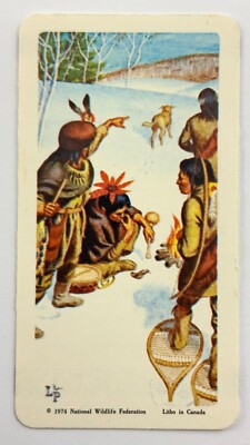 Algonkian Shaman No 2 Indians of Canada Brooke Bond Tea Card II028