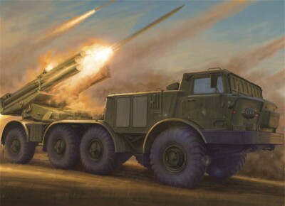 Trumpeter 1/35 Russian 9P140 TEL of 9K57 Uragan Multiple Lau #1026 #01026 USA 