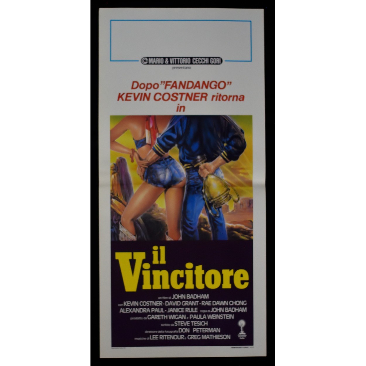 Locandina originale film Il vincitore (1985) - Regia di John Badham