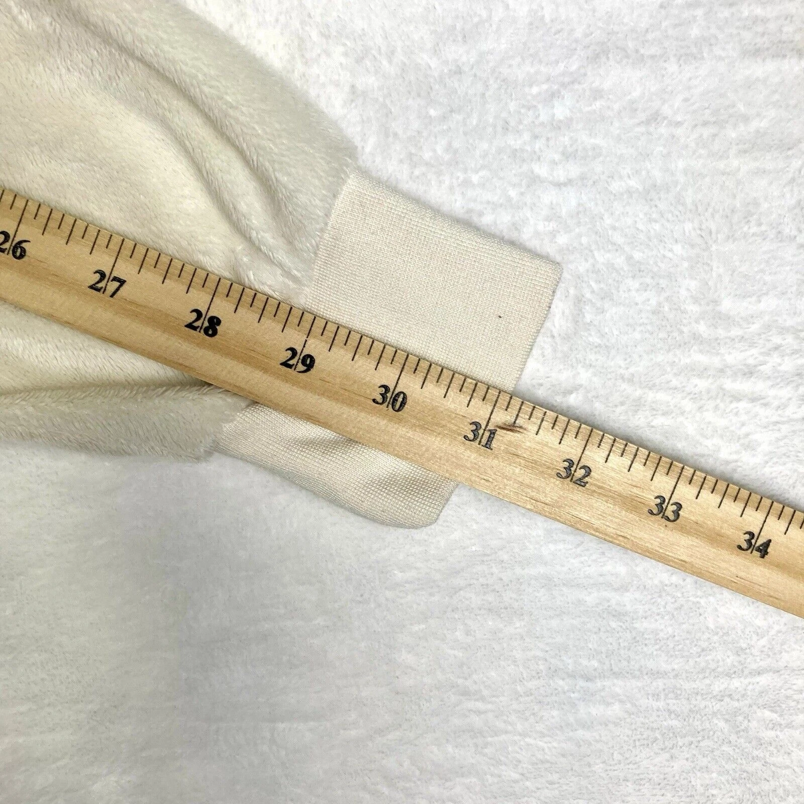 OFF WHITE MTV Donna M Terry Crema Pullover Felpa Maglione Pile Relaxed Retrò anni 80