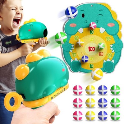 Doloowee Dinosaurier Dartscheibe Schießspielzeug, Wurfspiel Spielzeugpistolen