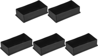 5 StüCk PVC Stuhlbeinkappen 54X104Mm Quadratische Stuhlbeinschutz FüR Stuhlbeine