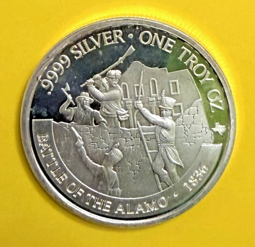 1 oz Texas Mint 2021 Revolution Series Alamo Silver Round!
