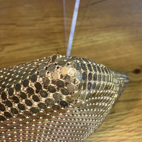 VINTAGE gold-toned mesh wallet & coin pouch - Picture 9 of 15