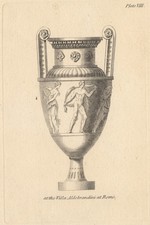 🤯 Ancient Roman Vase Illustration - 1800s Art Print 24x36” - Premium 💎 Art