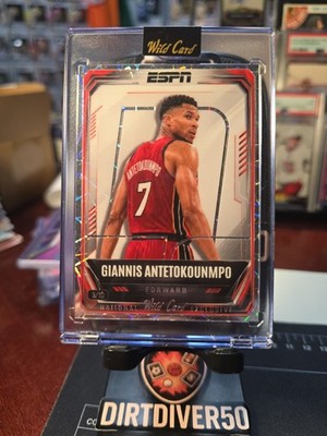 2026 Wild Card ESPN National Exclusive Giannis Antetokounmpo 8/10 SSP Heat