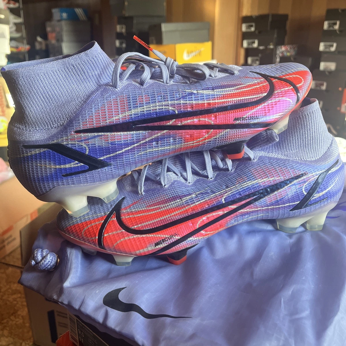 Nike Kylian Mbappé x Mercurial Superfly 8 Elite Flames - огромный