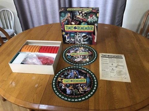 VTG 1991 TIMES TO REMEMBER COMPLETE BOARD GAME MILTON BRADLEY #4200