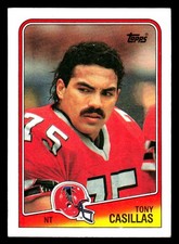 1988 Topps #391 Tony Casillas Atlanta Falcons Rookie