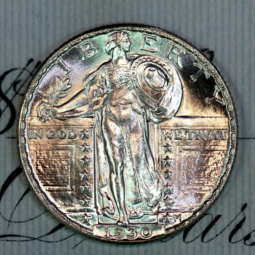 * 1930-P FH * SUPERB+ GEM BU MS STANDING LIBERTY QUARTER * FROM COLLECTION