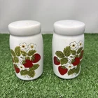 McCoy Pottery Strawberry Country Farmhouse Salt & Pepper Shakers