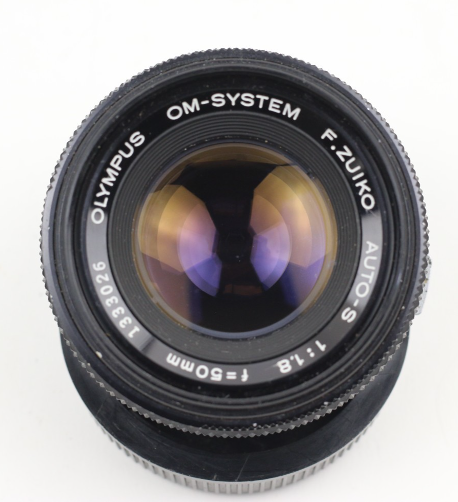 Olympus OM-System F. Zuiko Auto-S 50mm f/1.8 Manual Focus Lens #B4