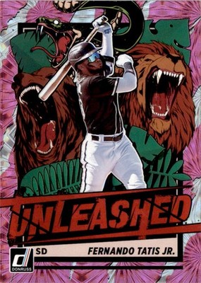 2021 Donruss Unleashed Pink Fireworks Fernando Tatis Jr. San Diego Padres #UNL15
