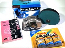 Canon Elph Sport APS Waterproof Point  Shoot Camera New Battery 3 Rolls Film