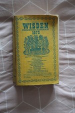 WISDEN CRICKETERS' ALMANACK 1973 LINEN COVER