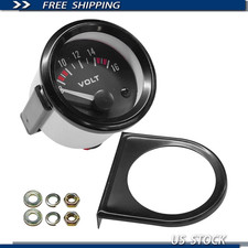 2 52mm Digital Voltmeter Gauge 12v Universal Automotive Voltage Meter 8-16v