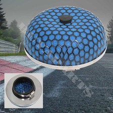2.5 High Flow Washable Cold Air Turbo Mushroom Intake Filter W Clamp Blue 2.5 High Flow Washable Cold Air Turbo Mushroom Intake Filter W Clamp Blue