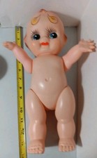Vintage Kewpie-Type Toy Doll 13.5" Poseable Arms Legs Painted Eyes Forehead