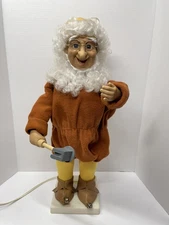Vtg Telco Motionette Animated Santa's Workshop Elf  - New Motor Installed!!
