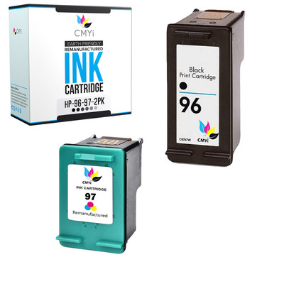 Compatible Ink Cartridges for HP 96 97 Black Color Combo Pack