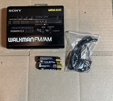 Sony Walkman WM-AF64 - Tested  Working Bundle NEW BELT NEW CAPS