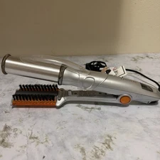 InStyler Original Rotating Hot Iron Silver  IS1001.1  Tested Working