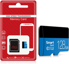 128GB Micro SD Card, C10, U3, V30, 4K, A2 for Dash Cam,Security Camera, Smart Ph
