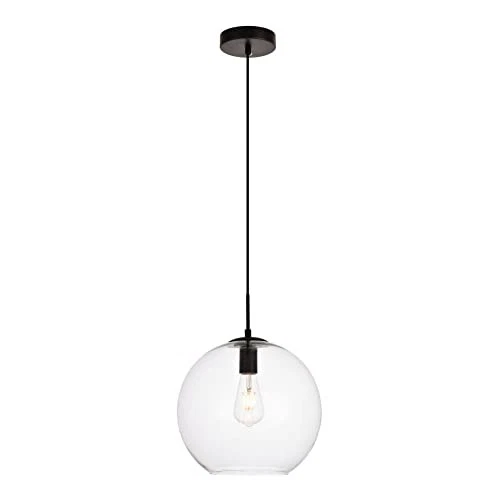 Elegant Lighting Living District Placido 1 Light Transitional Metal Pendant - Picture 1 of 3