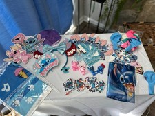 Paquete de fiesta Lilo & Stitch con lentejuelas orejas Lilo Minnie, pegatinas, Jibbit 80+ piezas