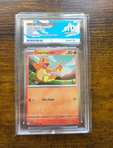 ACE Grading Charmander Cosmos Holo 020/217 2026 Ascended Heroes English