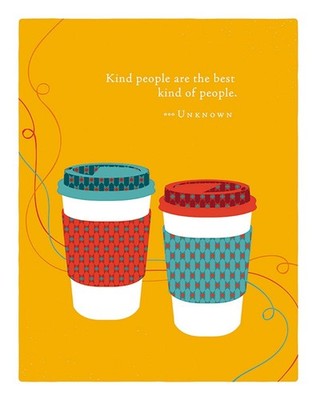Positively Green Greeting Cards: Thank You - Kind people are the best kind of pe