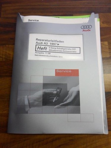 Reparaturleitfaden Audi A3 1997 5 Gang-Schaltgetriebe 02C Allrad/Achsantriebe
