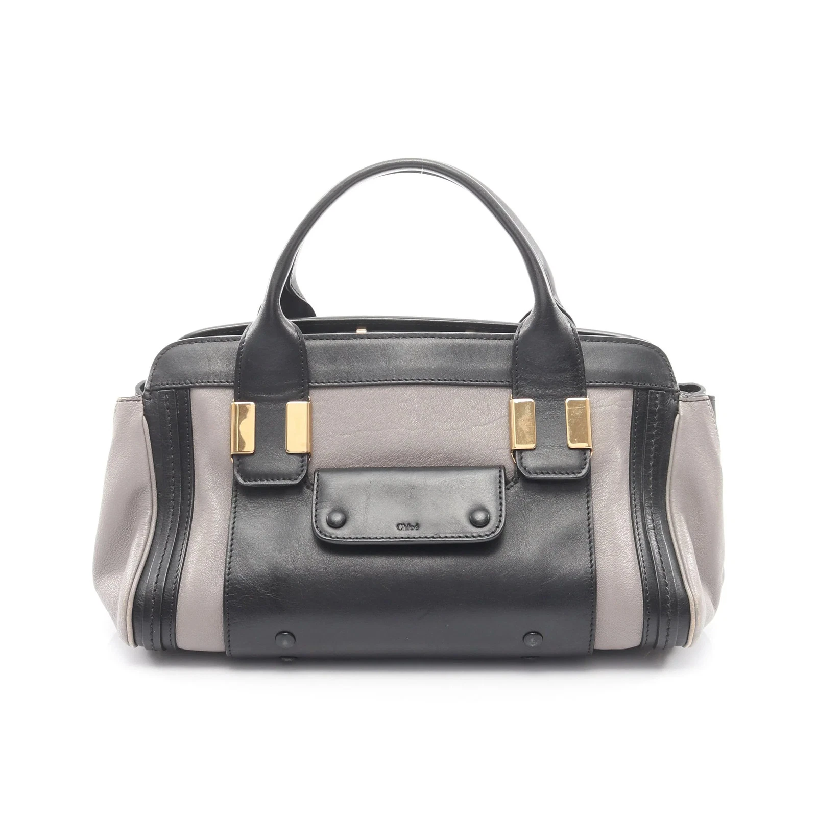 Chloe — Chloe ALICE Handbag Black Leather #RCB3766
