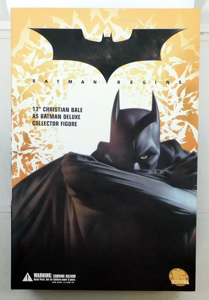 Figura de acción Christian Bale 2005 DC BATMAN Begins Deluxe 13" Collectors 1:6 Foto 2 de 3