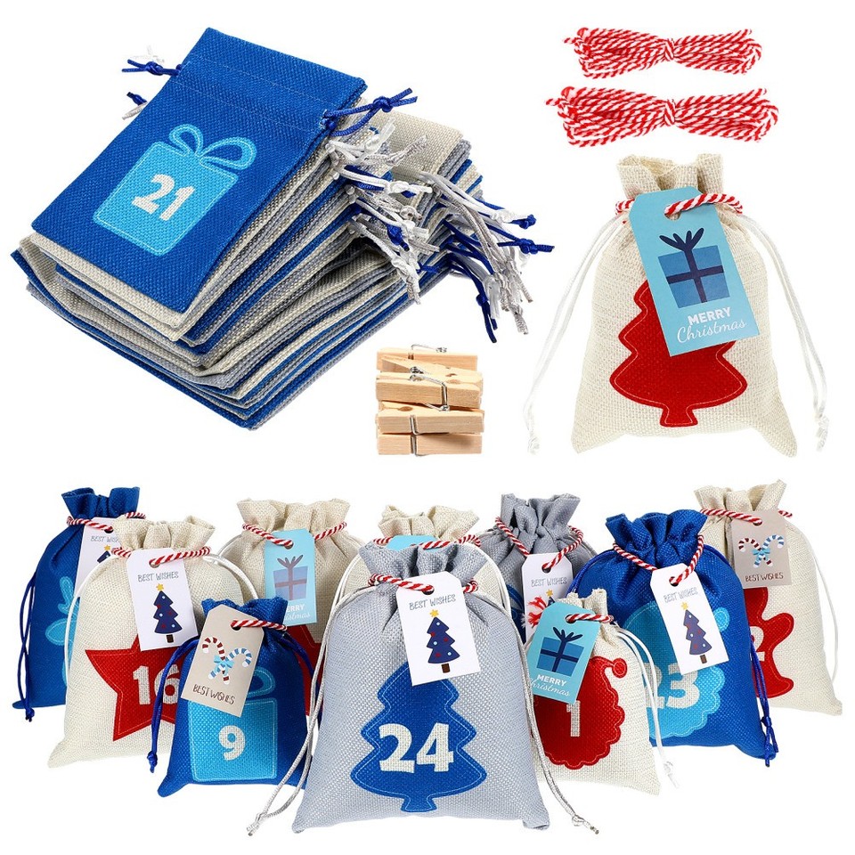 OfficeCastle Lot De 4 Petits Sacs Cadeaux D'anniversaire