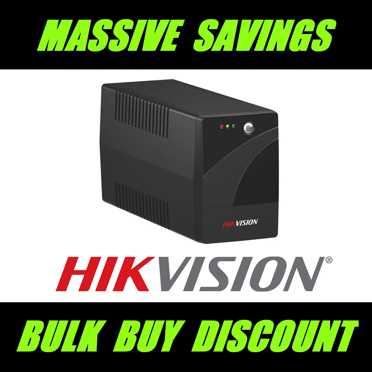 HIKVISION DS-UPS1000-AU 1000VA/600W CCTV UPS Uninterrupted Power Supply - image 1