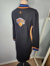 New York Knicks Dress FISLL Bodycon V Neck Long Sleeve Logo & Graphics NEW