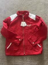 Harley Davidson Shop Jacket Size XL Retro Classic Red Zip Up Motorcycle NWT