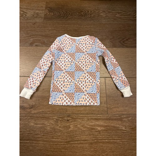 Janie and Jack Kids Girls Patchwork Floral Pajama Set Long Sleeve Pants Size 5 - Picture 2 of 21